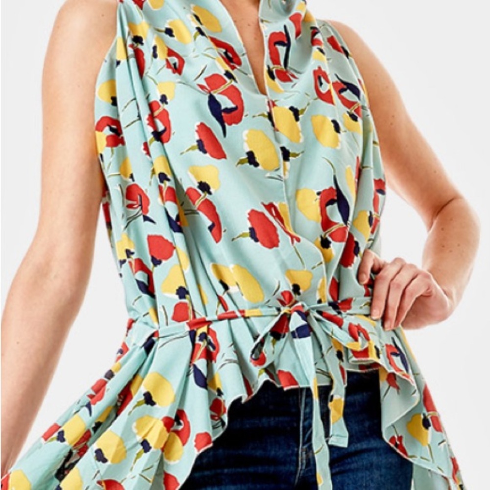 Wrap Around Top - Belt/Tie Included
